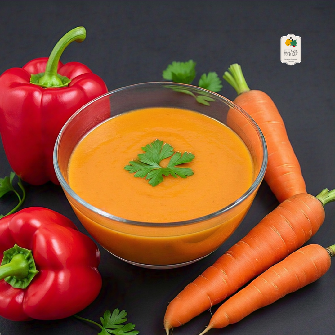 Red Bell Pepper Carrot Soup Recipe