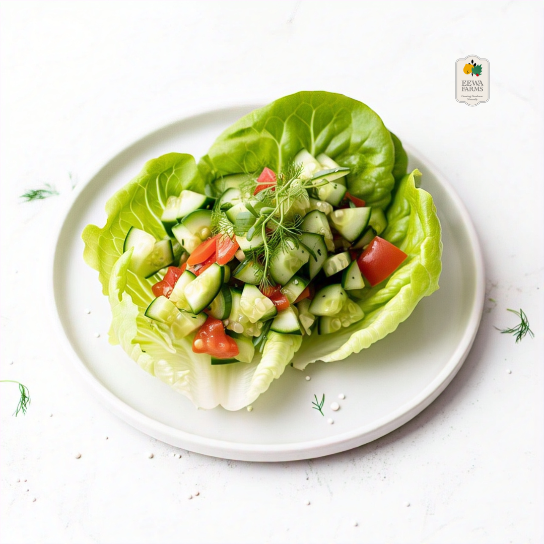 Spring Inspired Butterhead Lettuce Salad